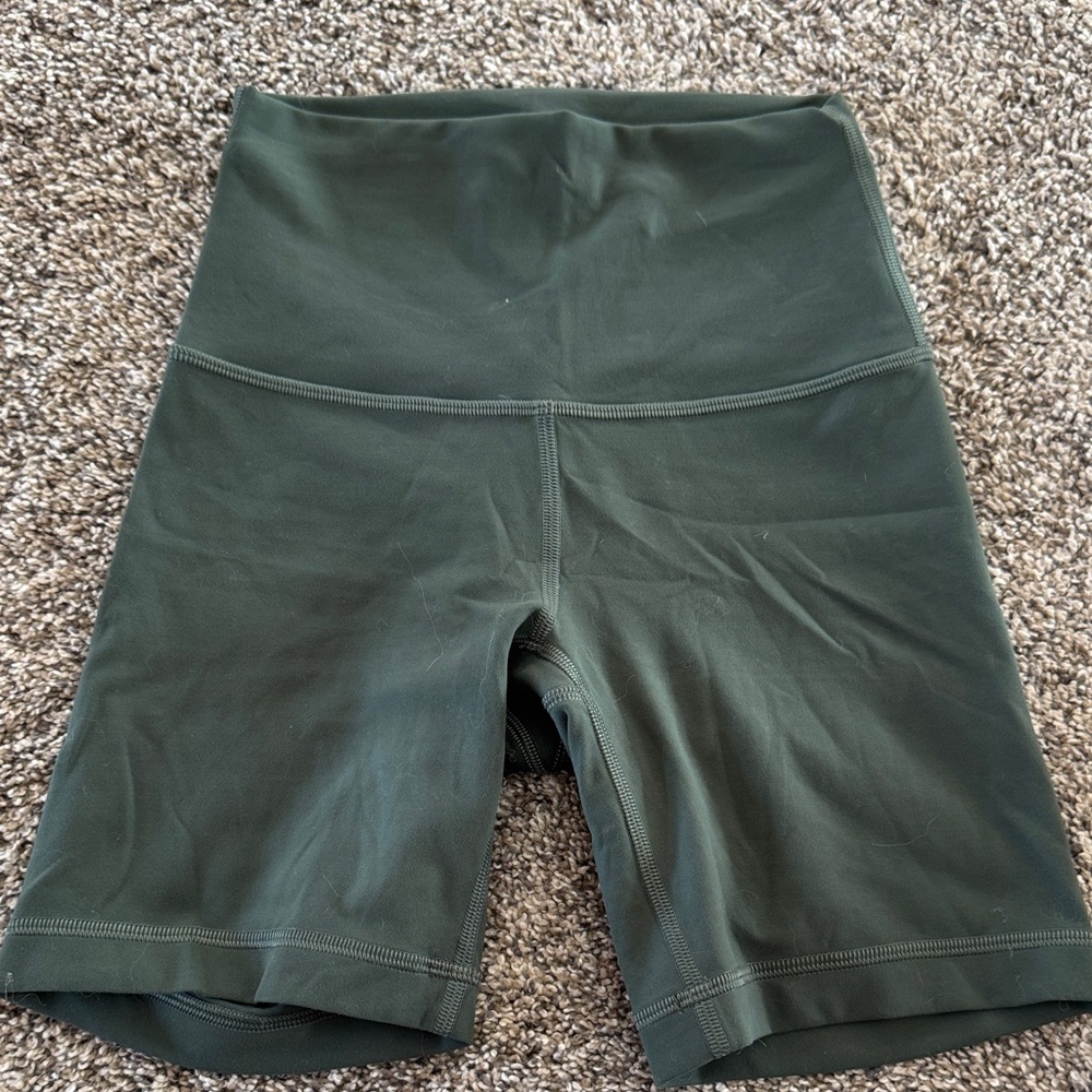 lululemon athletica Dark Forest Wunder Train 6” Bike Shorts